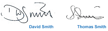 Signatures