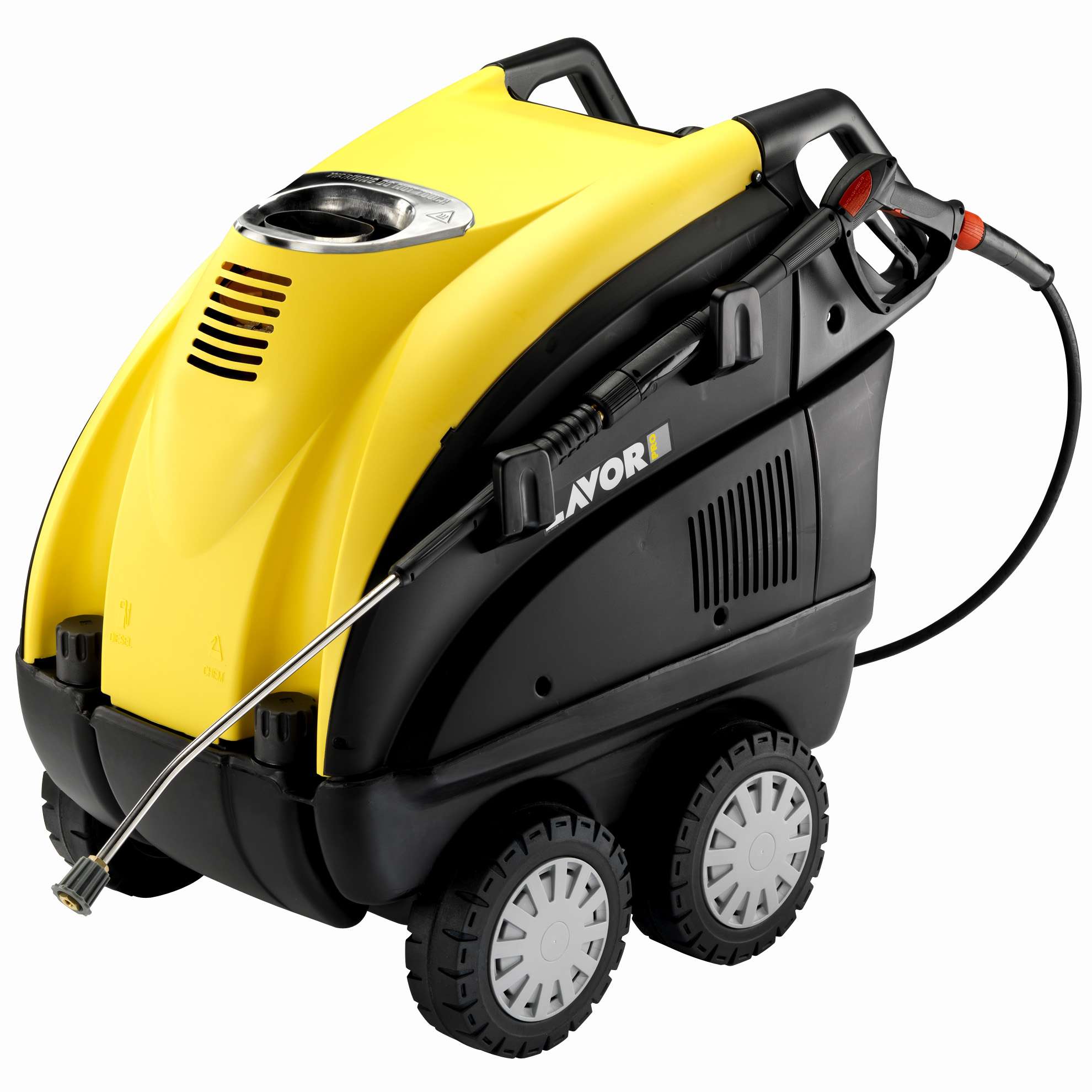 Commercial hot water pressure washers
