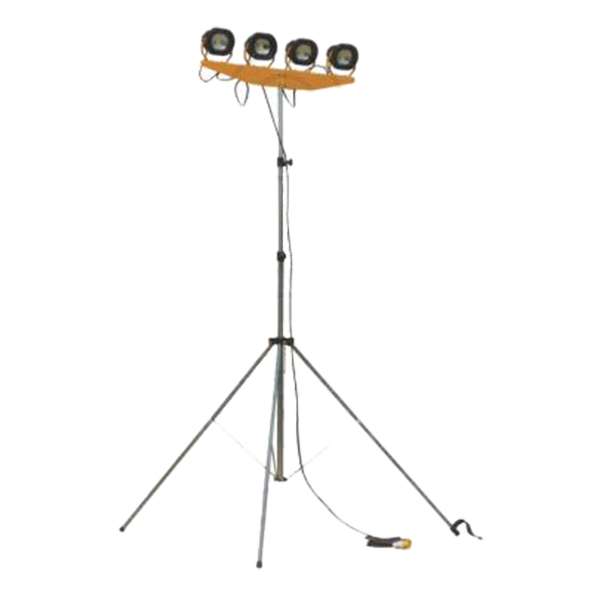 LED 110v 32A Quad Mast Light On Stand