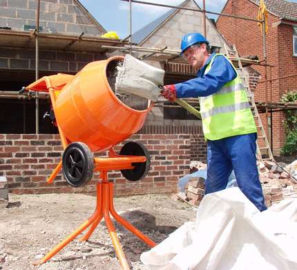 Wacker plate and cement deals mixer hire