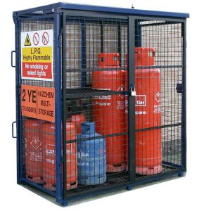 Gas Bottle Storage Cage (various sizes) • Smiths Hire