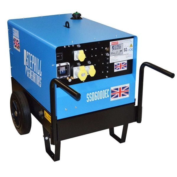 6.0 kVA Silenced Diesel Generator