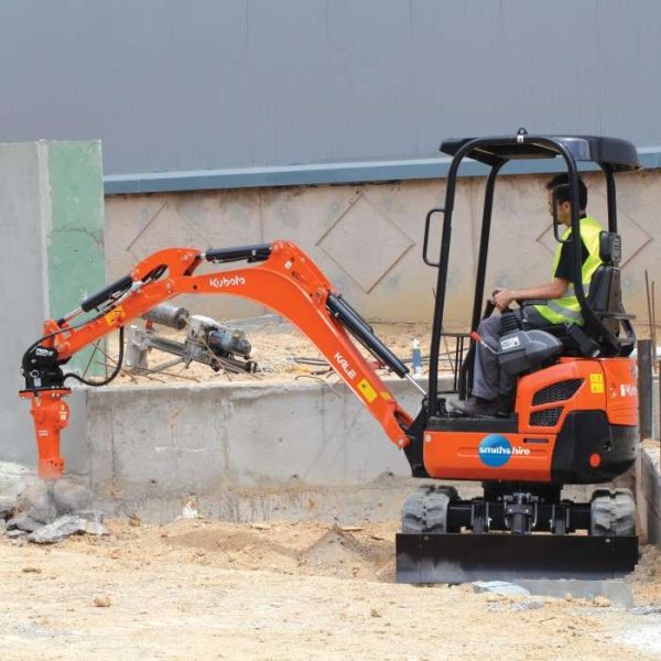 Mini Digger Hire (0.8T to 5T)