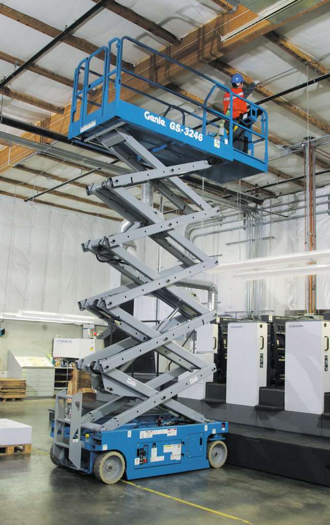 Genie GS3246 Scissor Lift (WH 11.75m)