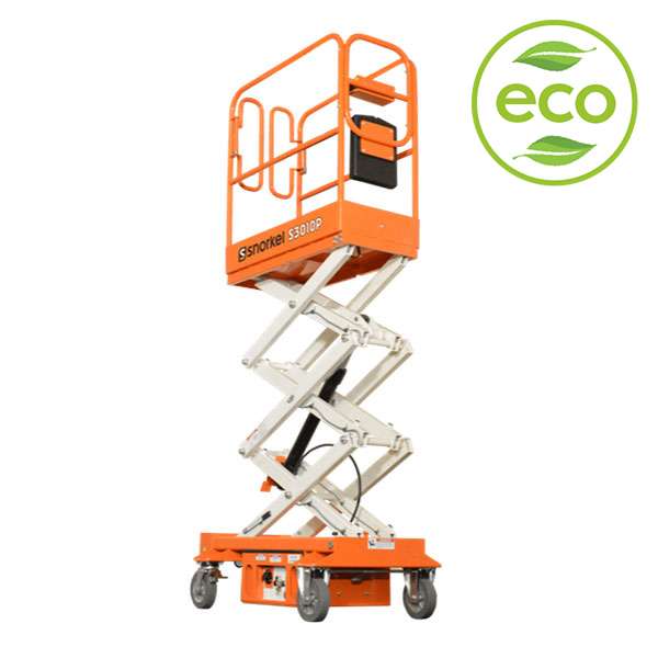 5m Push Around Scissor Lift – Snorkel S3010P