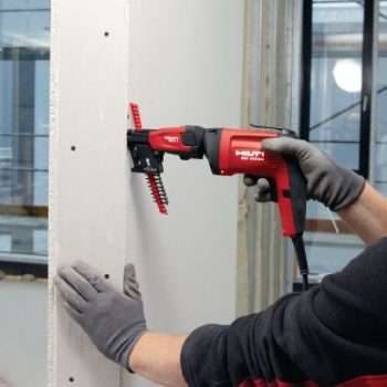 Drywall Screwdriver in use 1
