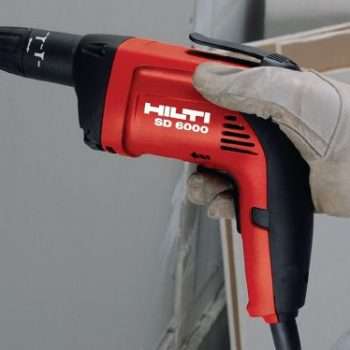 Drywall Screwdriver in use 2
