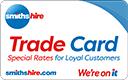 Smiths Hire trade card special rates