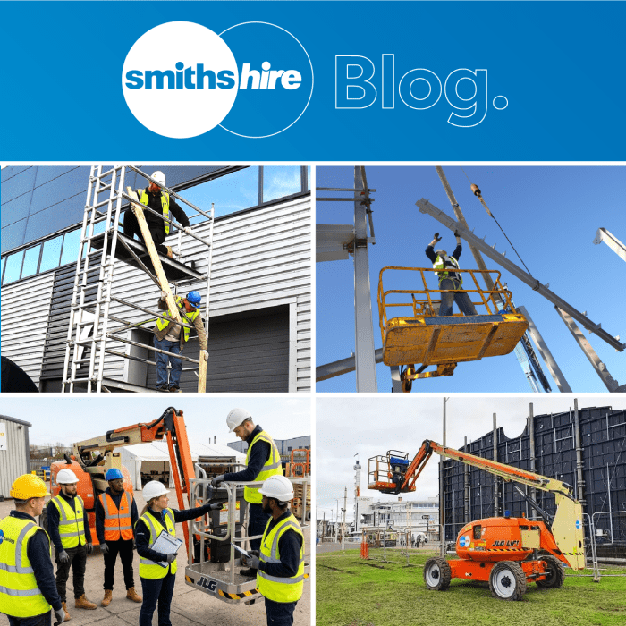 Images of various working at hieght situations and training