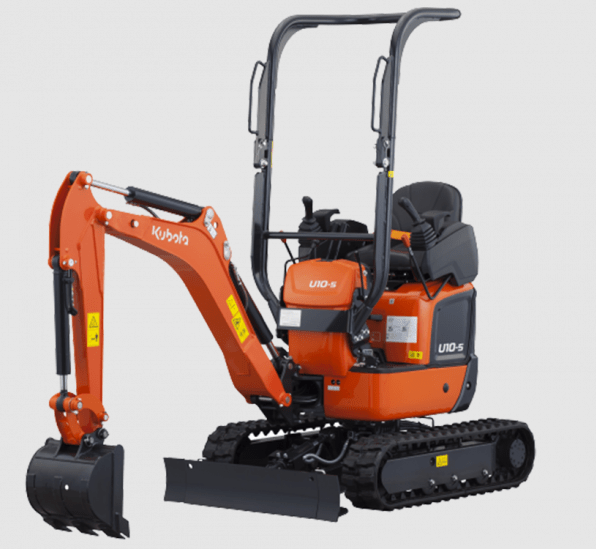 Kubota U10-5 mini digger hire image 1